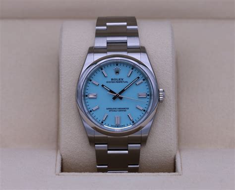 rolex op tiffany blue|rolex tiffany blue 36mm price.